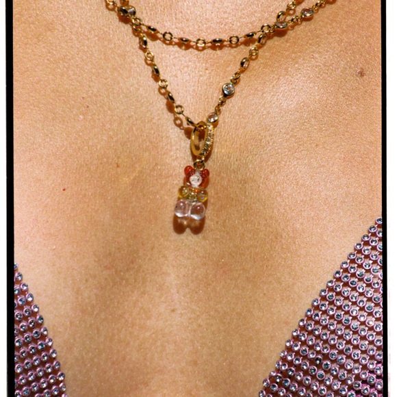 Crystal Haze Jewelry - Crystal Haze 🆕 Nostalgia Bear Pave Rainbow-cco price dropped-final price